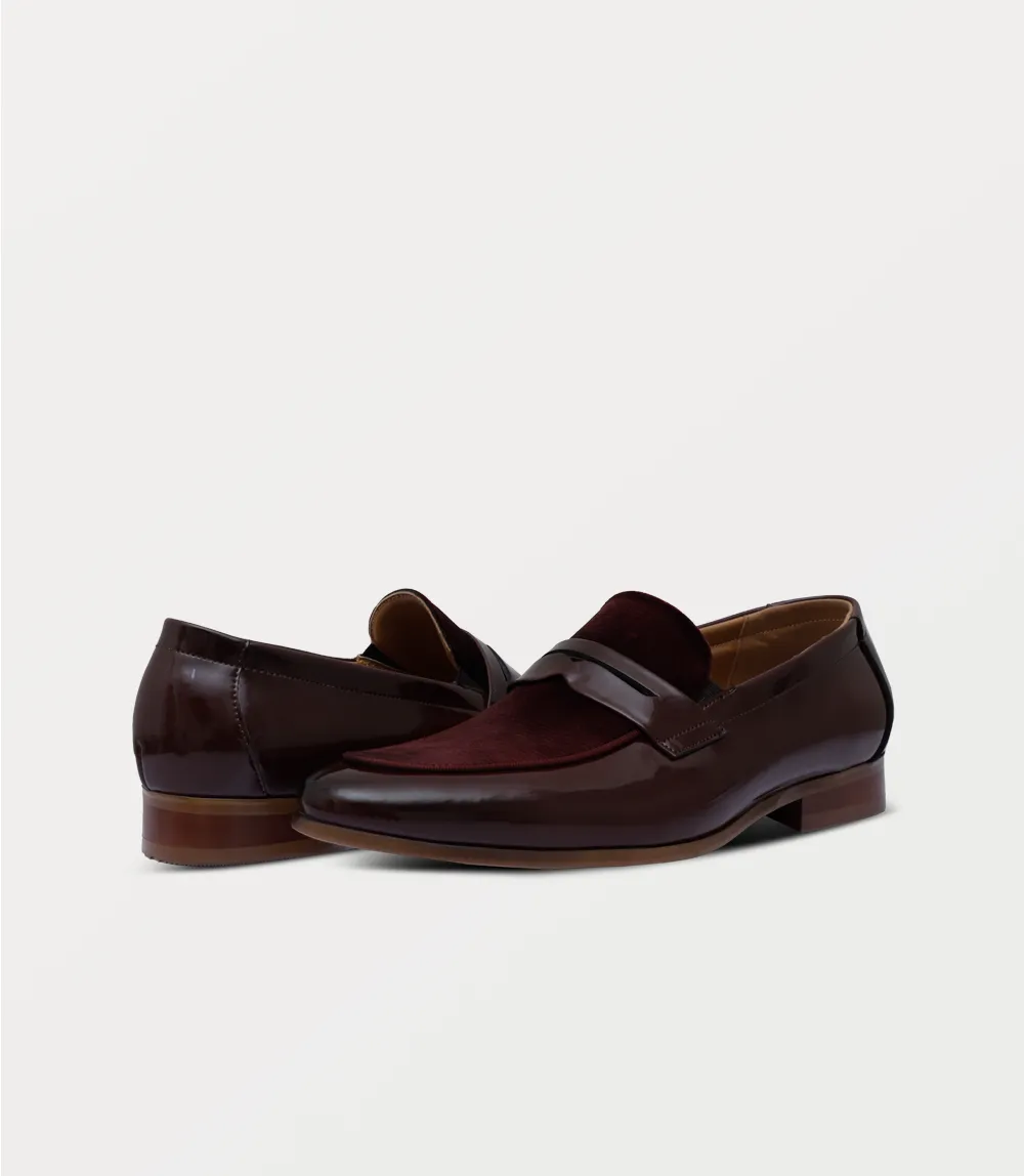 BM6803-COFFEE-Men Slip On