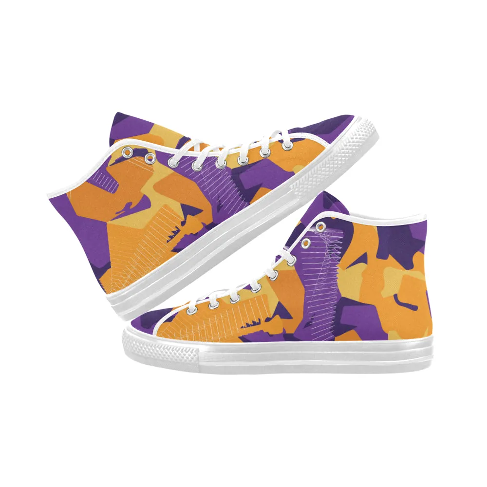 Buy Men Big Size Camouflage Print Canvas High Top Shoes at TFS